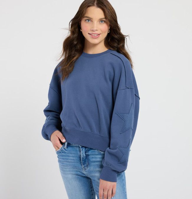 The Abbi Top, Color: Dusty Navy, Size: S