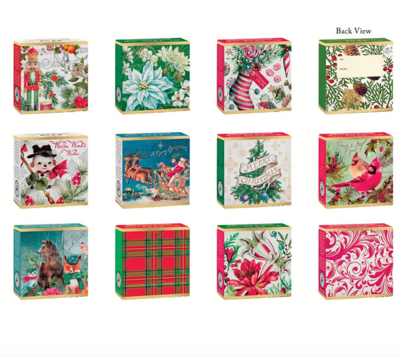 Holiday Cheer Little Gift Boxed Soap, Color: Merry Christmas Tree