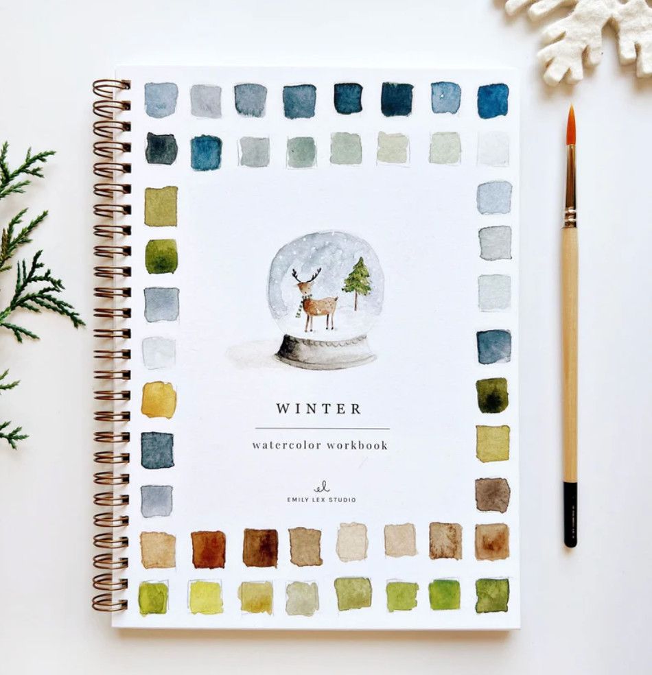 Watercolor Painting Workbook, Size: Winter