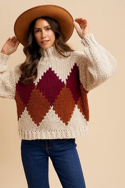 The Argyle Sweater, Size: S