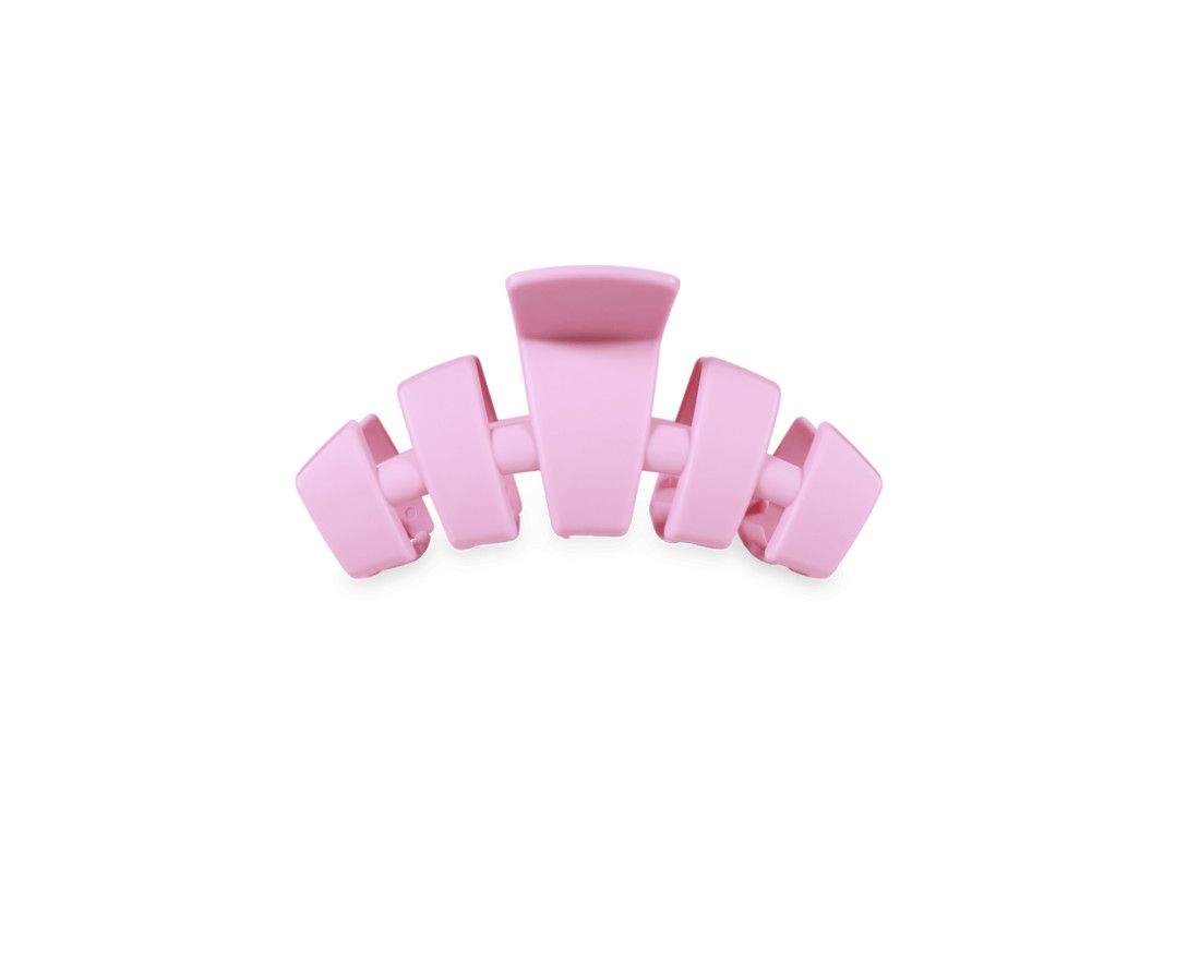 Teleties™ Classic Hair Clip | Merry Pinkmas, Size: Small