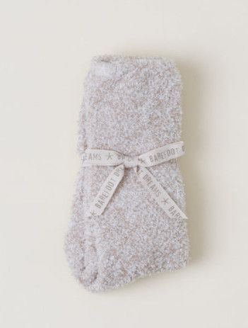 Cozychic Heathered Socks, Color: Stone-White