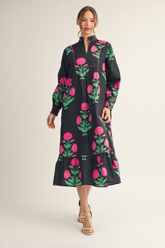 The Madrid Floral Dress, Size: S