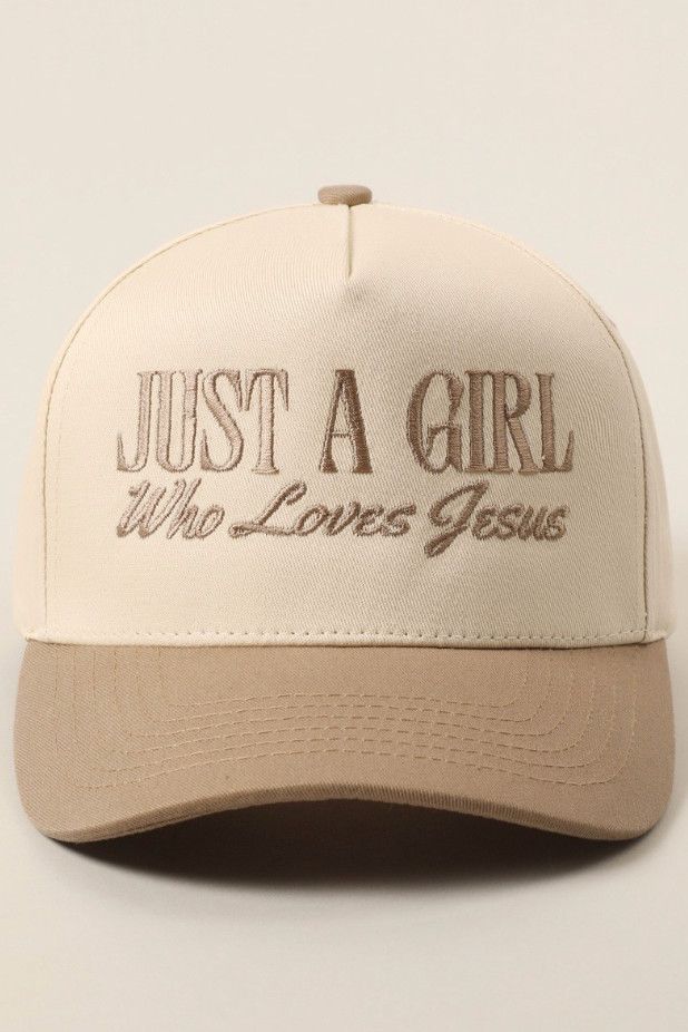 Just A Girl Cap, Color: Beige
