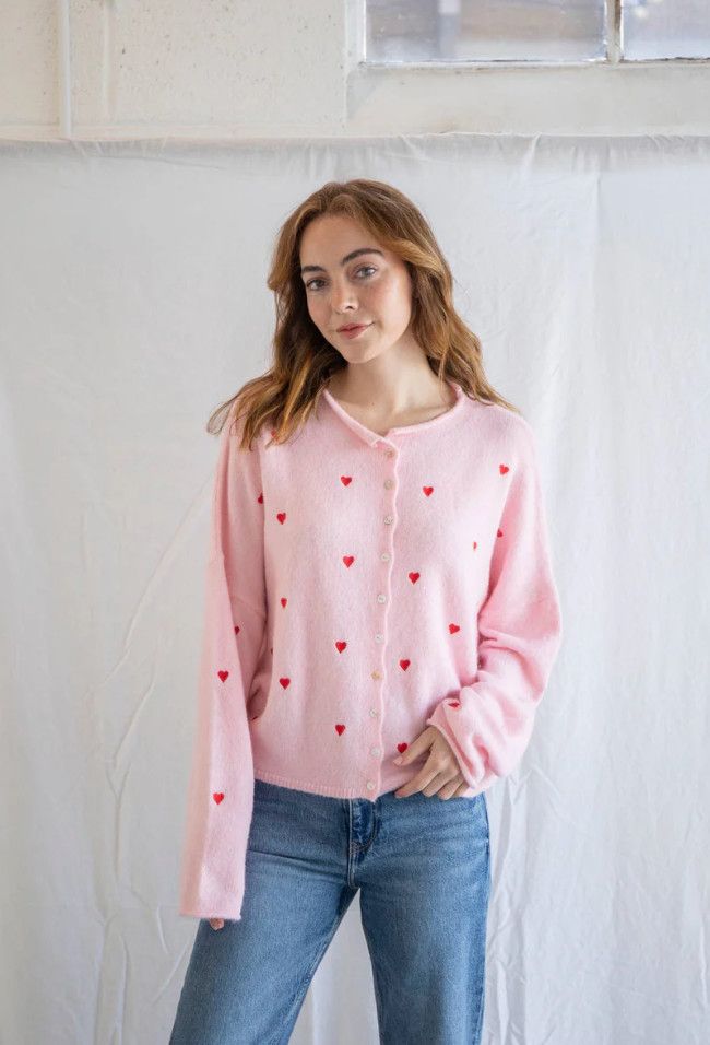 The Passion Sweater, Color: Pink/Red, Size: S