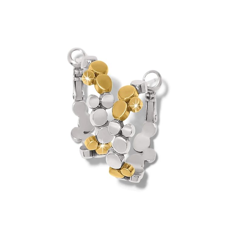 Pebble Edge Small Hoop Earrings