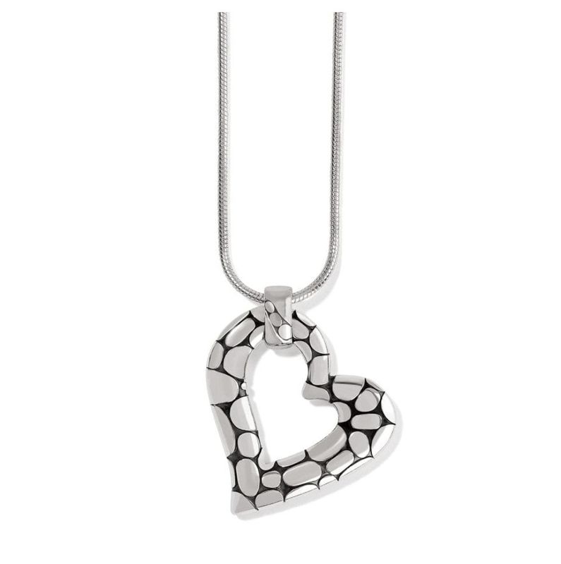 Pebble Heart Necklace