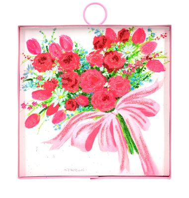 Round Top© Attachment | Mini Gallery Rose Heart Bouquet