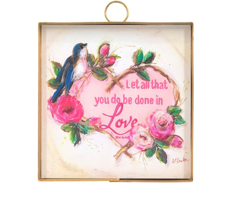 Round Top© Attachment | Mini Hamilton Bluebird Heart