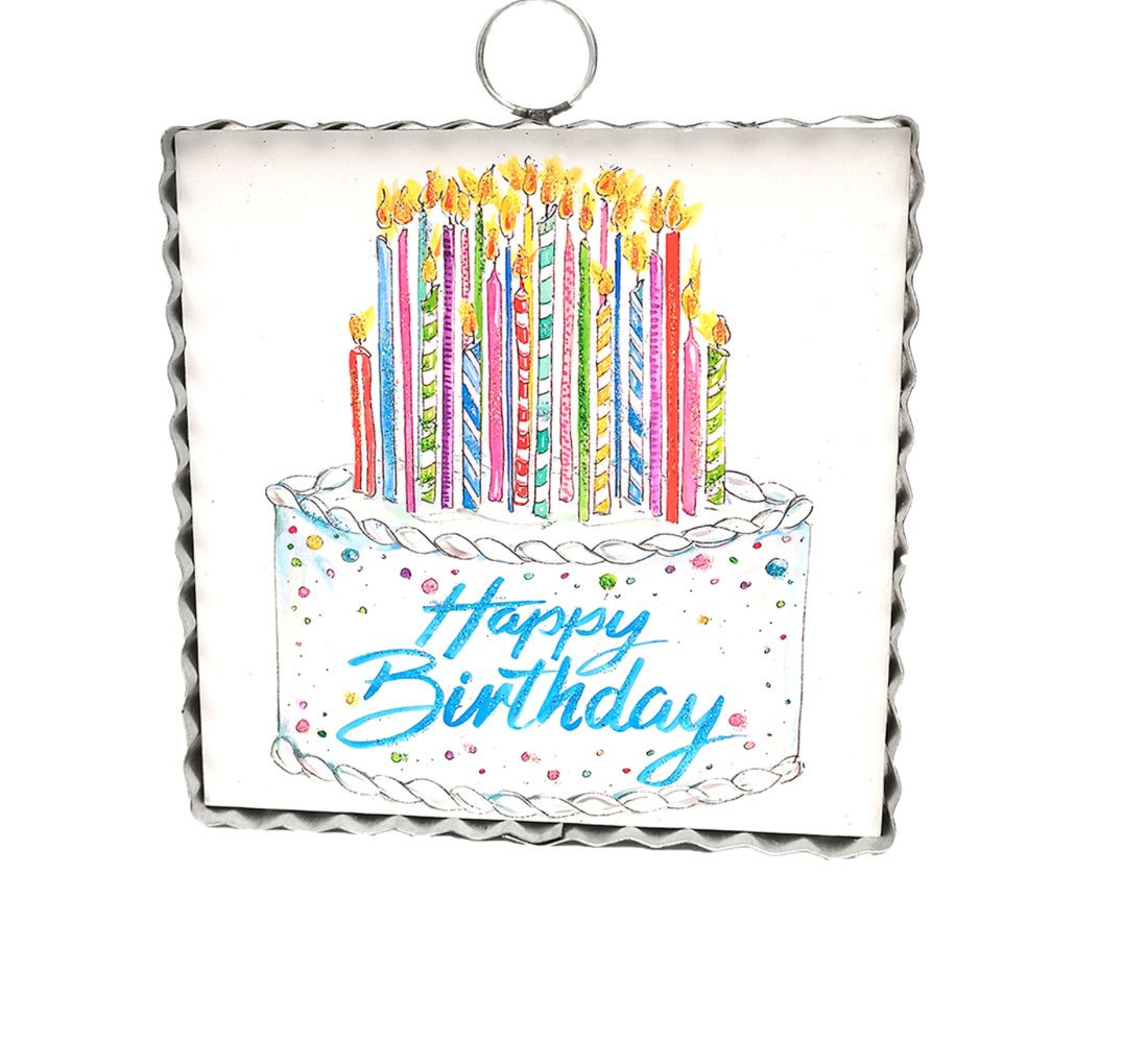 Round Top© Attachment | Mini Beck's Happy Birthday Cake