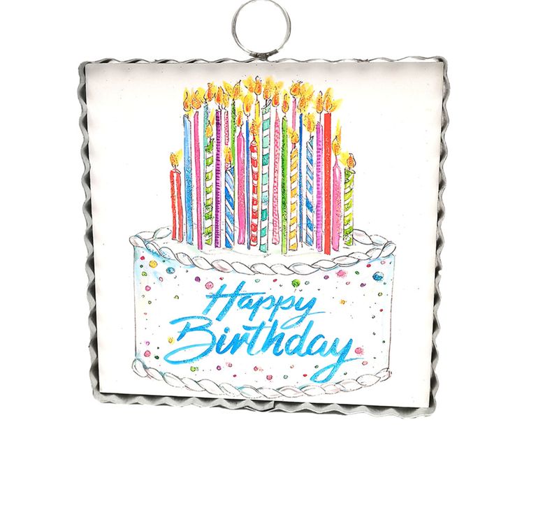 Round Top© Attachment | Mini Beck's Happy Birthday Cake