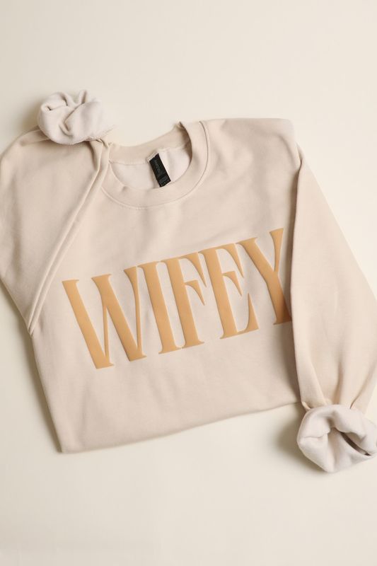 Wifey Crewneck Sweatshirt