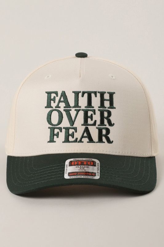 Faith over Fear Hat