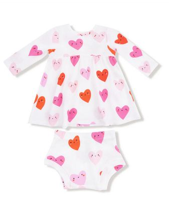 Happy Hearts Dress + Bloomers