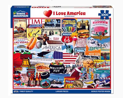 I Love America 1000 Piece Puzzle