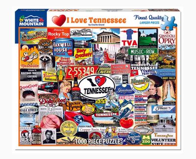 I Love Tennessee 1000 Piece Puzzle