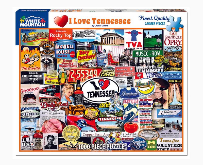 I Love Tennessee 1000 Piece Puzzle