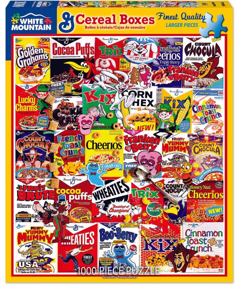 Cereal Boxes 1000 Piece Puzzle