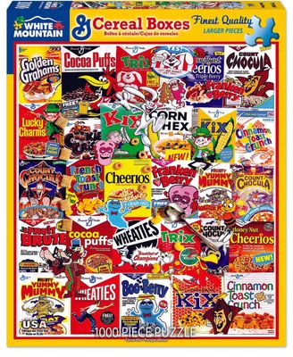 Cereal Boxes 1000 Piece Puzzle