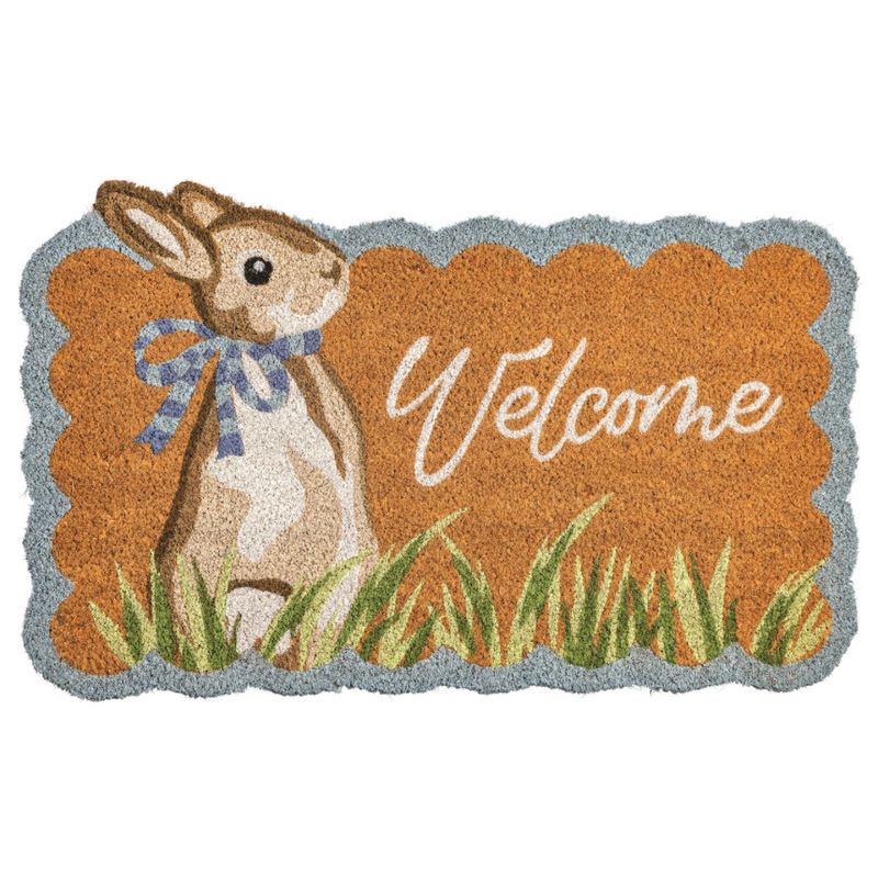Easter Scalloped Doormat