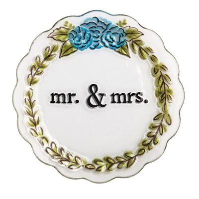 Mr &amp; Mrs Flower Platter