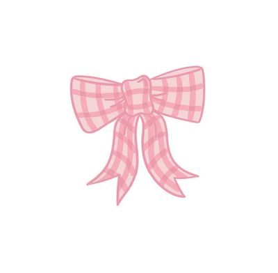 Happy Everything™ Mini Attachment | Pink Gingham Bow