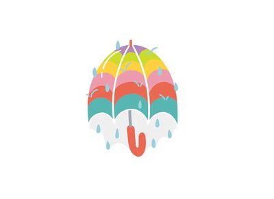 Happy Everything™ Mini Attachment | Drip Drop Umbrella