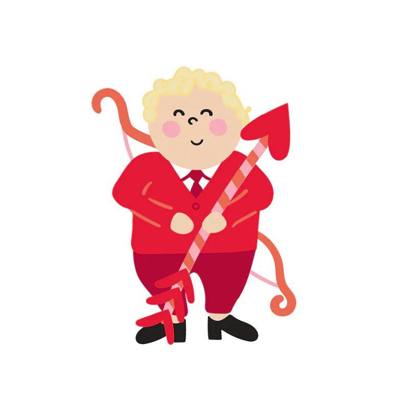 Happy Everything™ Mini Attachment | Suited Cupid