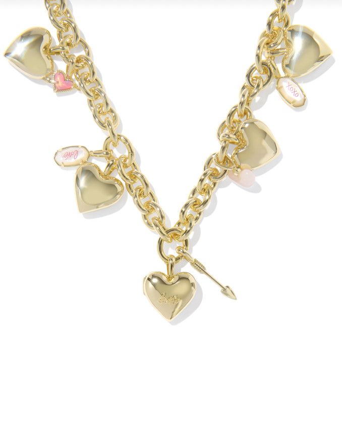 The Kayna Statement Necklace in Ivory Mother of Pearl, Color: Gold