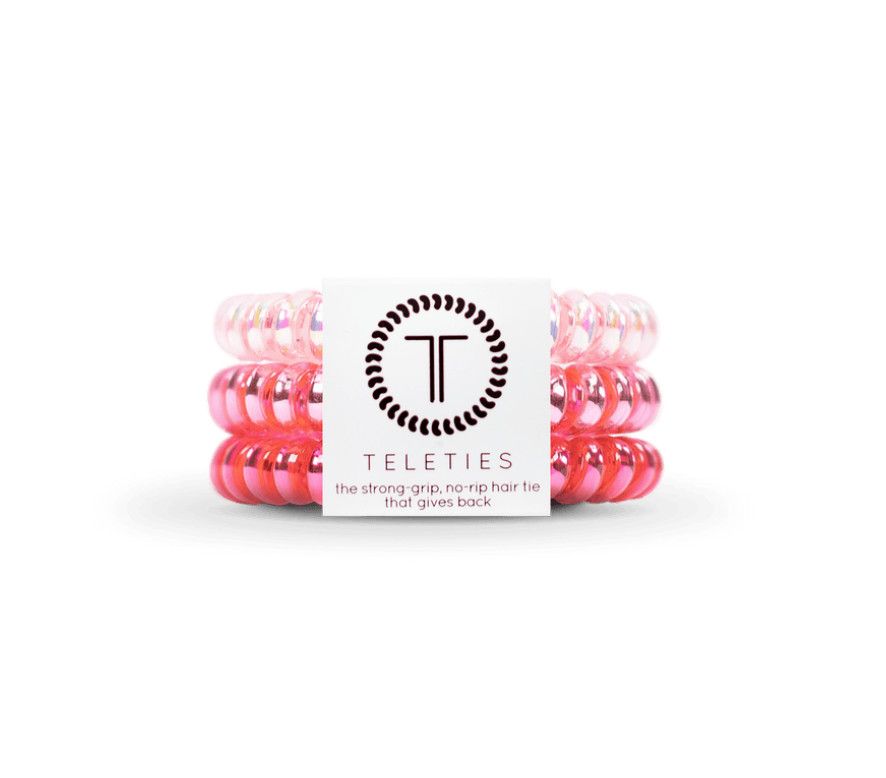 Teleties™ Hair Ties | Think Pink, Size: Small