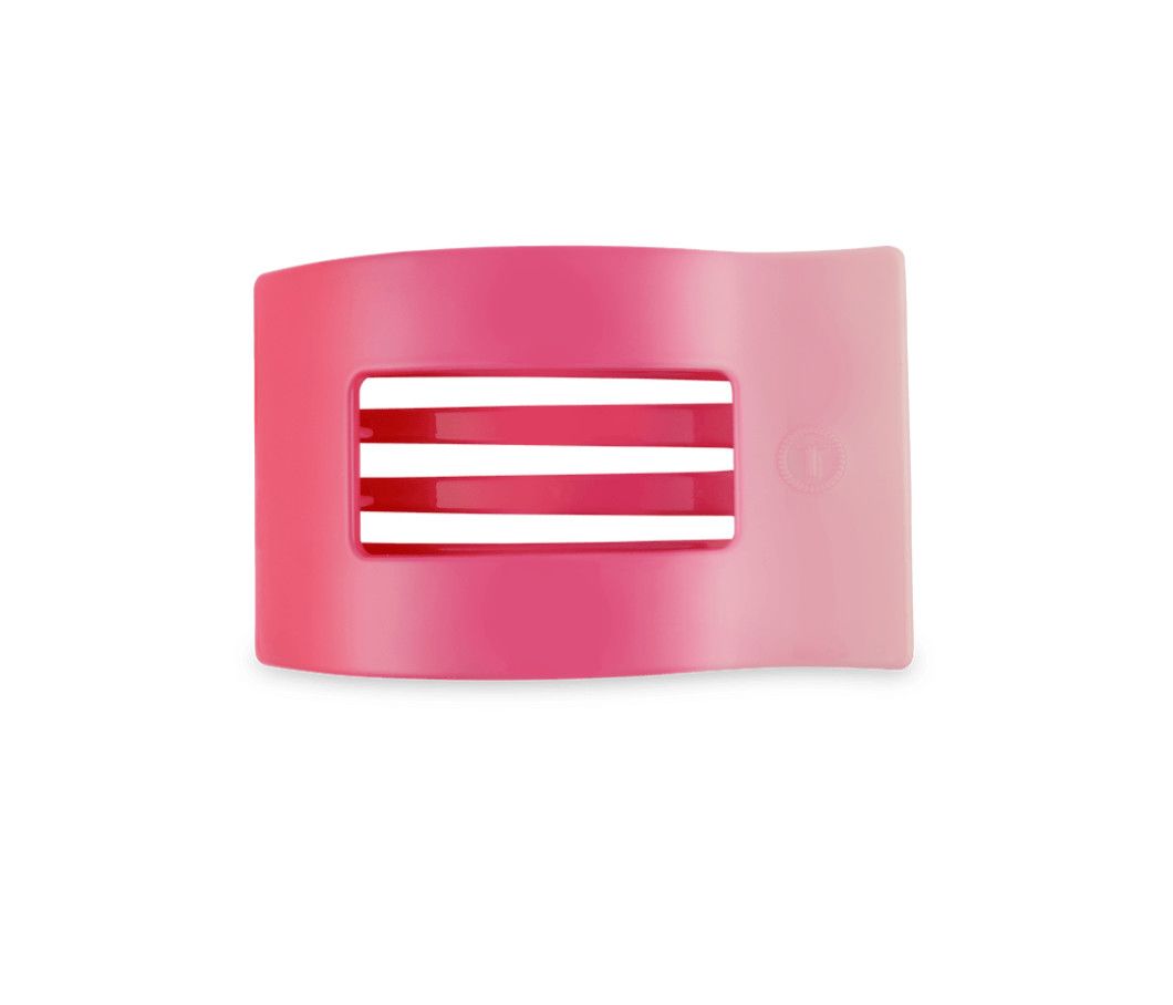 Teleties™ Flat Rectangle Hair Clip | Kiss &amp; Tell, Size: Small