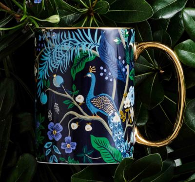 Rifle Paper Co.® Porcelain Peacock Mug