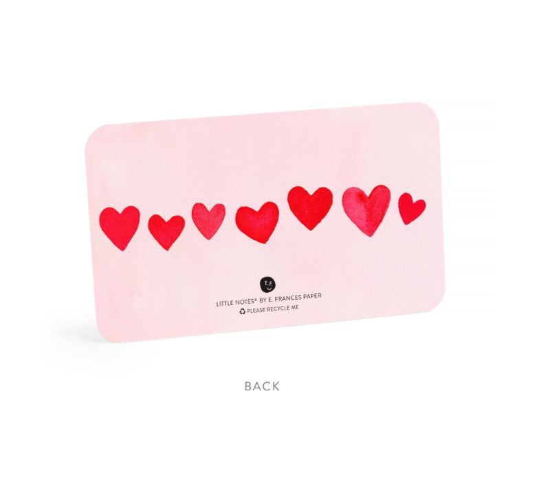 Mini Hearts Blush Little Notes 55ct