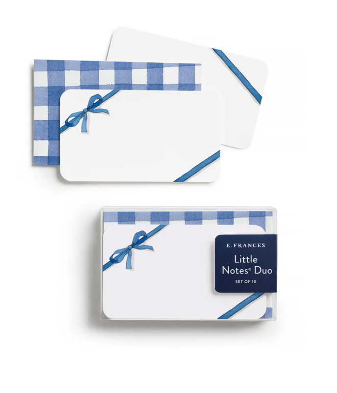 Little Notes® Duo Set | Blue Bow 55Ct.