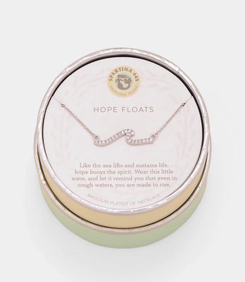 SLV Necklace 18" Hope Floats/Wave