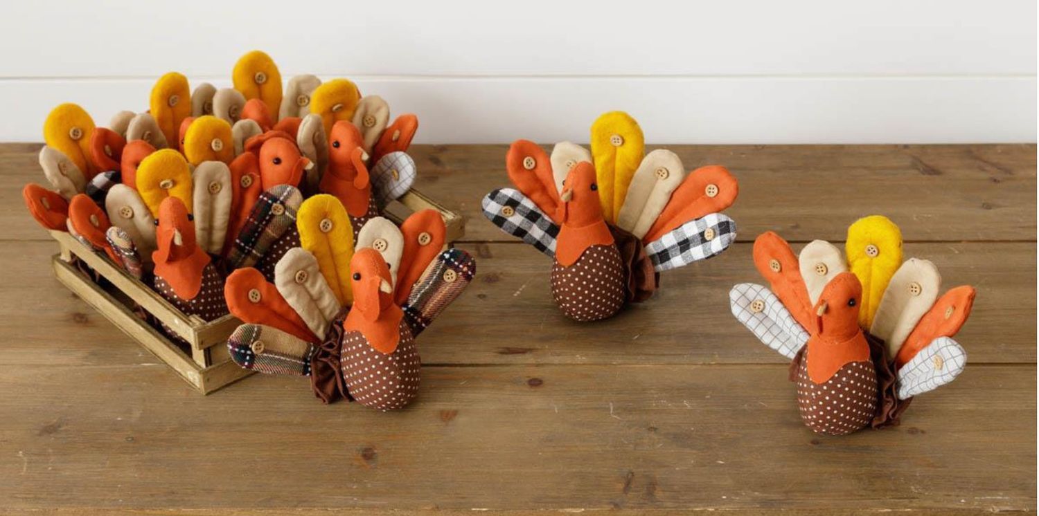 Weighted Sit Around Fabric Turkey