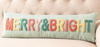 Merry &amp; Bright Lumbar Pillow