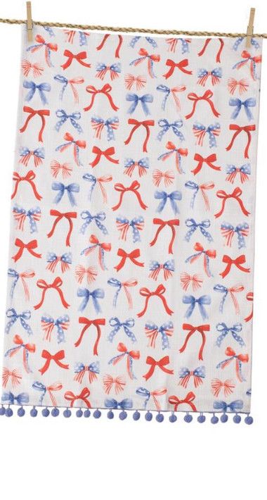 American Bows Tea Towel