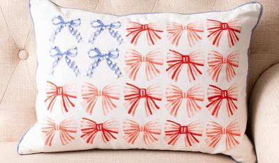 Liberty Ribbons + Bows Lumbar Pillow