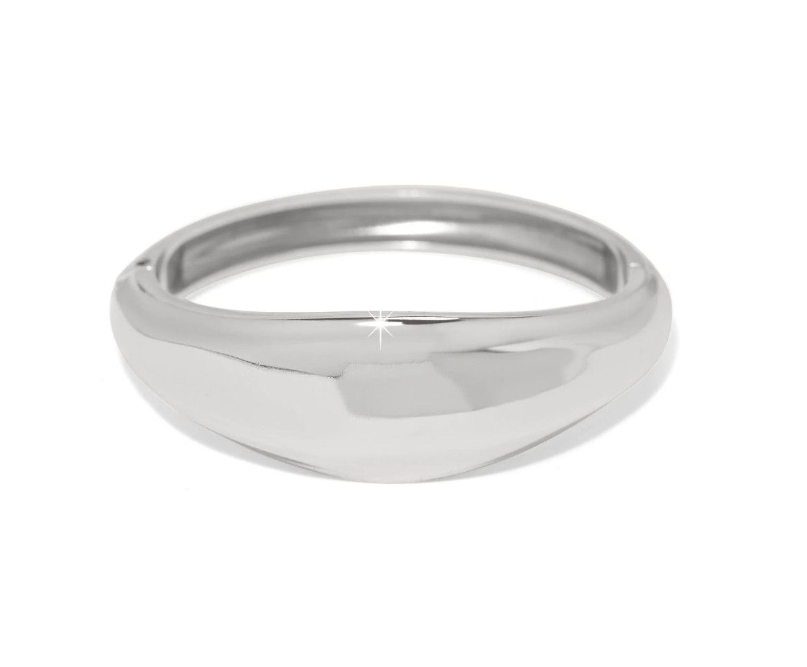 Cascade Lumina Hinged Bracelet Silver