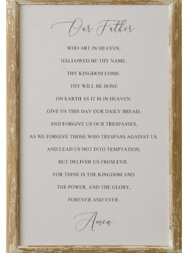 The Lord’s Prayer Sign