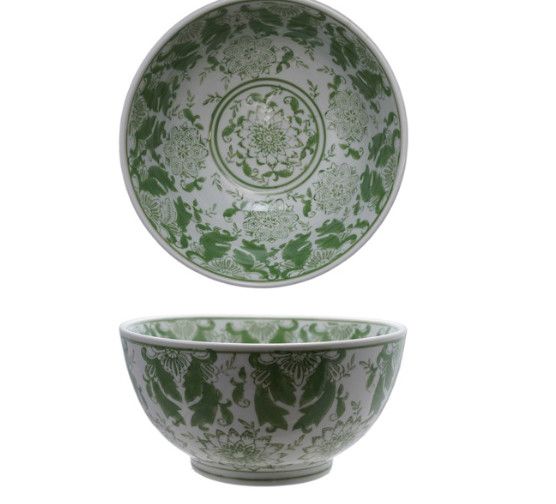 Green Pattern Bowl