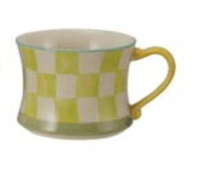 Lemon Lime Checker Mug