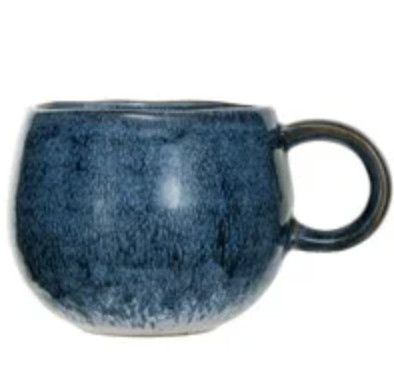 Blue Stoneware Mug | 16oz