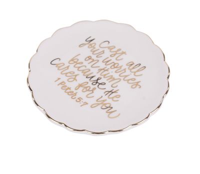 He Cares for You Trinket Tray