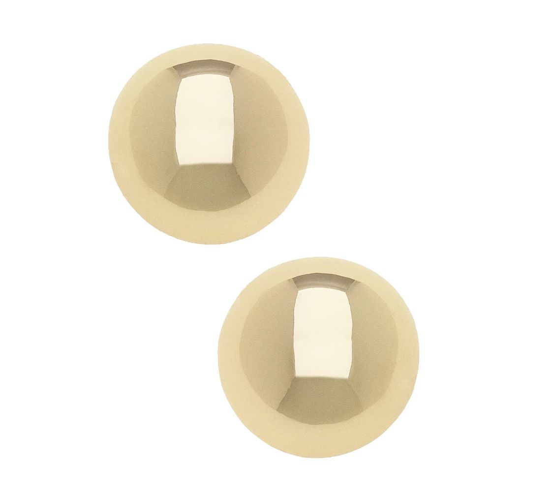 Hailey Stud Earrings | Shiny Gold