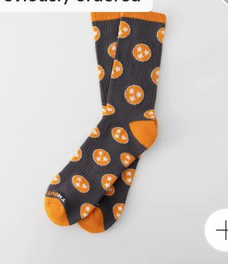 Smokey Gray Tri-star Socks