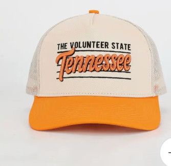 The Volunteer State Hat with Raised Wording