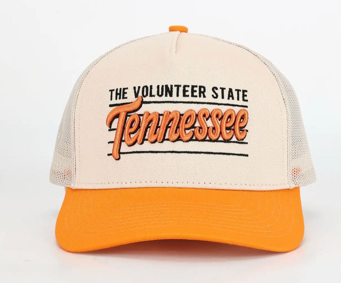 The Volunteer State Hat with Raised Wording