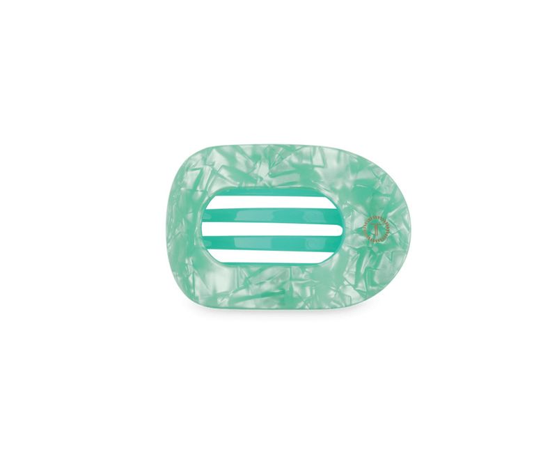 Teleties™ Flat Round Hair Clip | Spring Splash